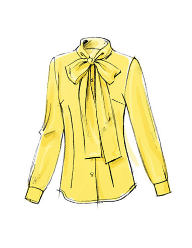 Patrón de blusa - Vogue 8772