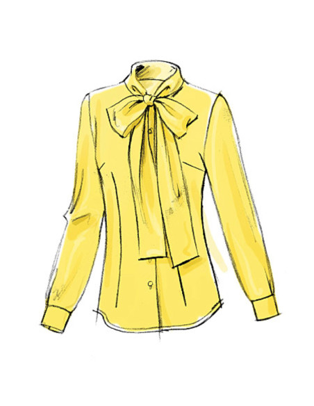 Patrón de blusa - Vogue 8772