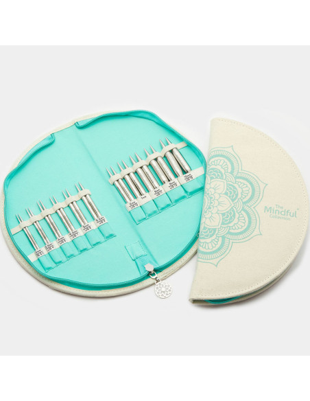 Estuche de agujas circulares para tejer The Warmth Mindful KnitPro