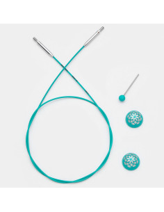 Cable giratorio Swivel para agujas KnitPro