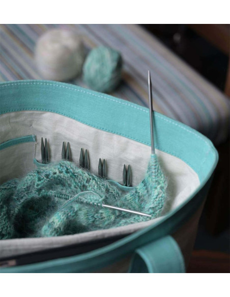 Bolsa tote para tejer Mindful KnitPro