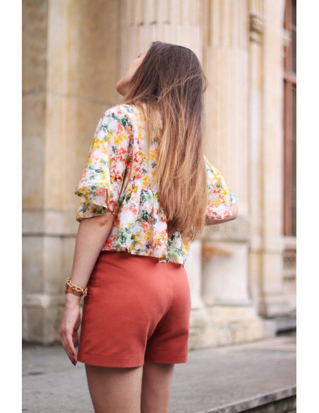 Patrón de short Iris - Cha´ Coud