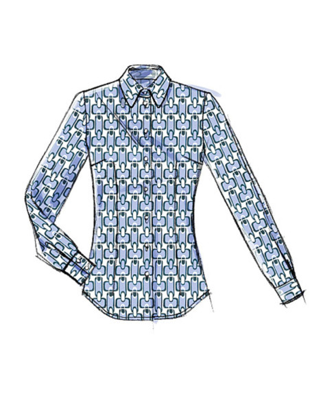 Patrón de blusa - Vogue 8772