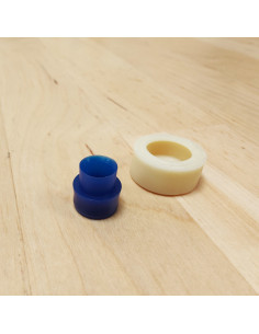Herramienta de colocación para botones a cubrir de 15 mm