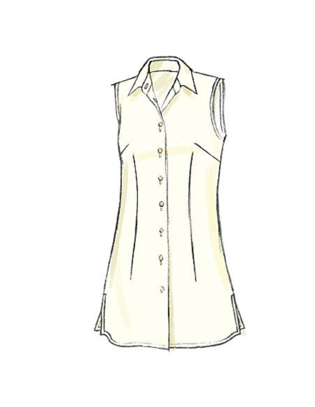Patrón de blusa - Vogue 8772
