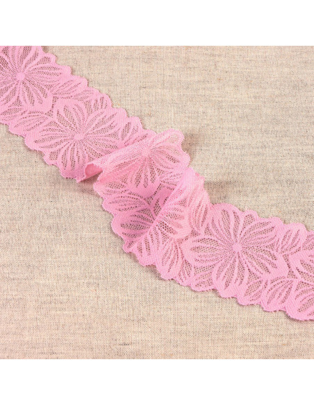 Encaje elástico pétalos de flores - Rosa