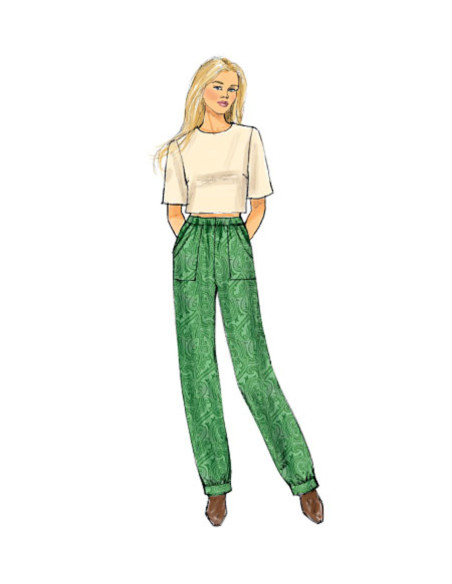 Patrón de pantalón - Butterick 6137