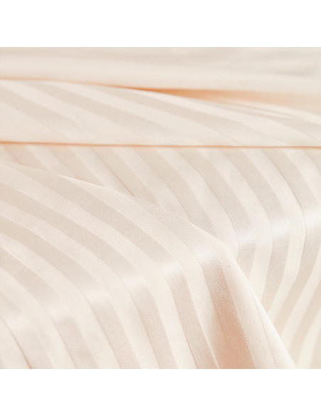Tejido de algodón viscosa Stripes Off-White - Atelier Brunette