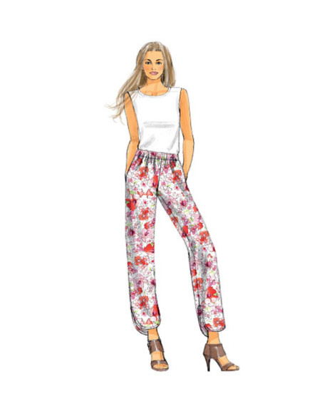 Patrón de pantalón - Butterick 6137