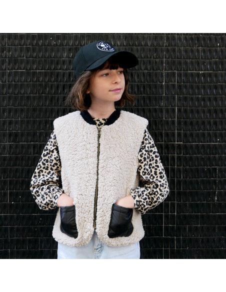 Patrón de chaleco sin mangas unisex Vienne kids - Ikatee