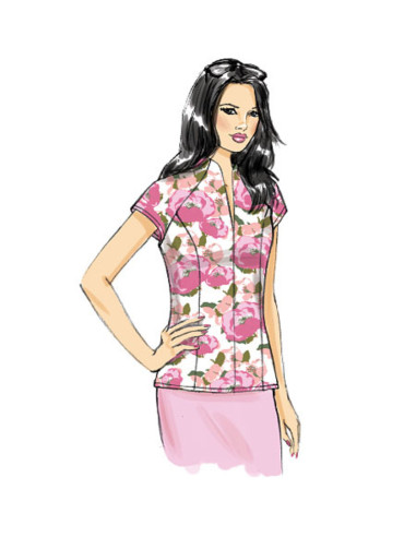 Patrón de blusa - Butterick 6134