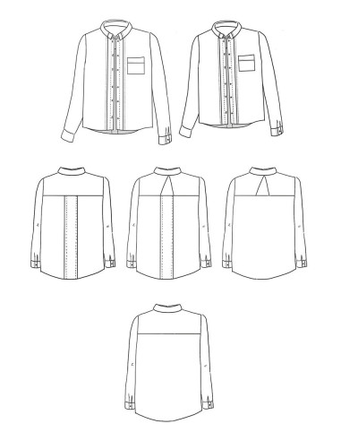 Patrón de camisa Skyline - Maison Fauve