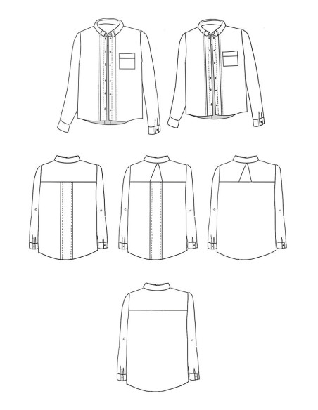Patrón de camisa Skyline - Maison Fauve
