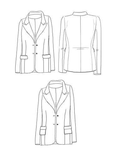 Patrón de chaqueta Manhattan - Maison Fauve
