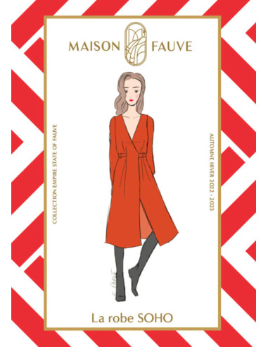Patrón de vestido Soho - Maison Fauve