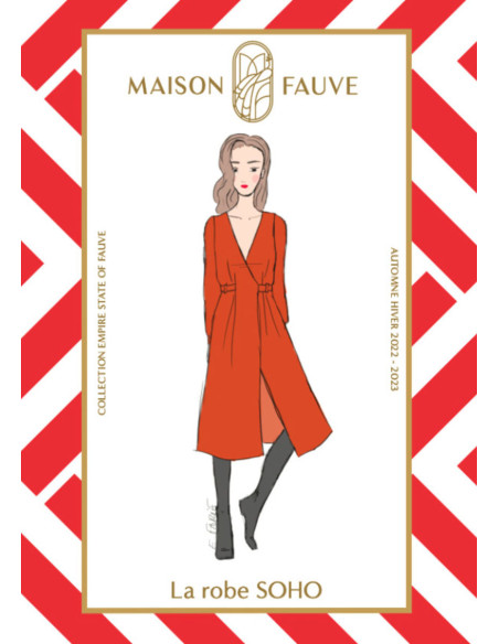 Patrón de vestido Soho - Maison Fauve