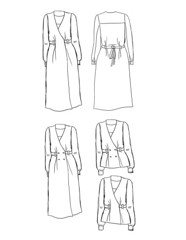 Patrón de vestido Soho - Maison Fauve