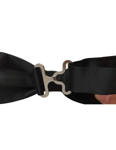 Juego de 3 clips de corbata de moño - Plata