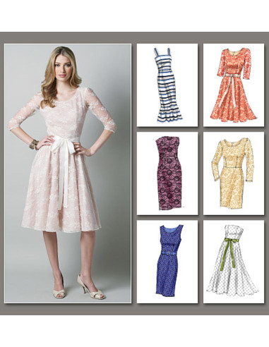 Patrón de vestido - Vogue 8766