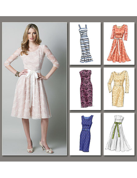 Patrón de vestido - Vogue 8766