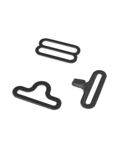 Juego de 3 sujetadores de pajarita - Negro 2