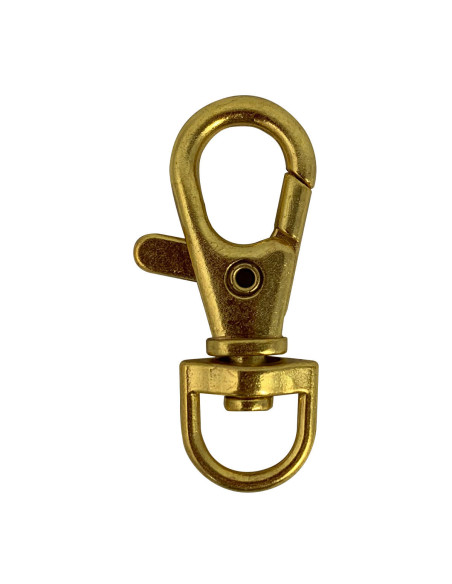 Mosquetón de metal - Dorado 40 x 10 mm