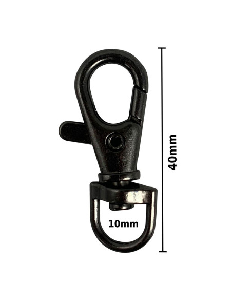 Mosquetón de metal - Cañón de fusil 40 x 10 mm