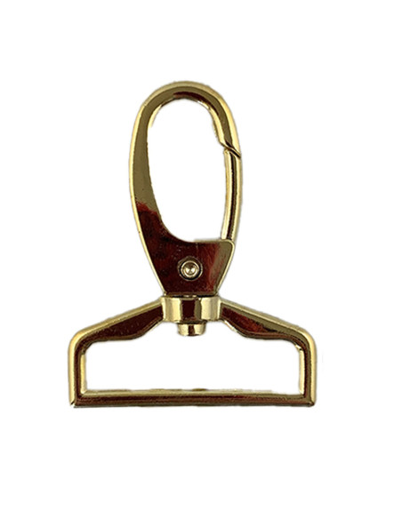 Mosquetón de metal - Dorado 60 x 40 mm