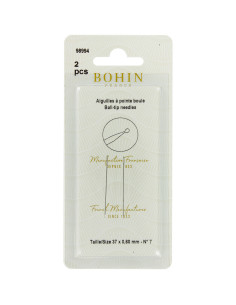 Agujas para coser y bordar con punta de bola mágica Bohin
