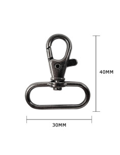 Mosquetón de metal - Cañón de fusil 40 x 30 mm 2