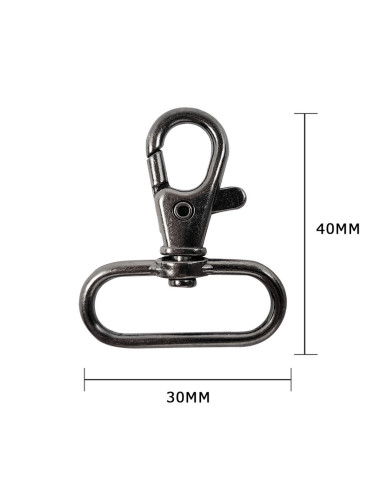 Mosquetón de metal - Cañón de fusil 40 x 30 mm
