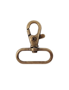 Mosquetón de metal - Bronce 40 x 30 mm