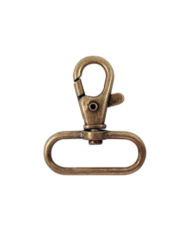Mosquetón de metal - Bronce 40 x 30 mm