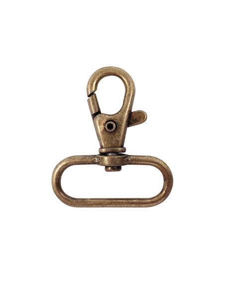 Mosquetón de metal - Bronce 40 x 30 mm