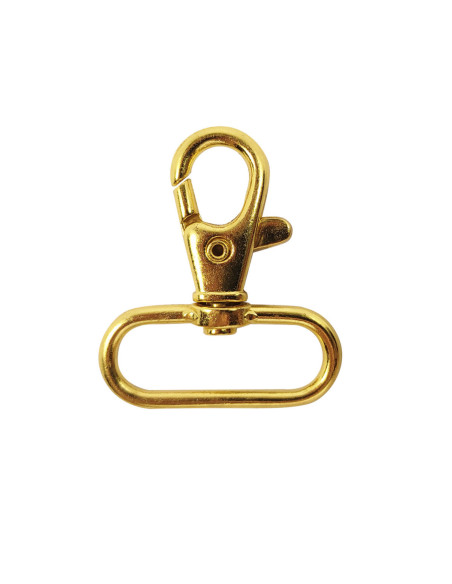 Mosquetón de metal - Dorado 40 x 30 mm