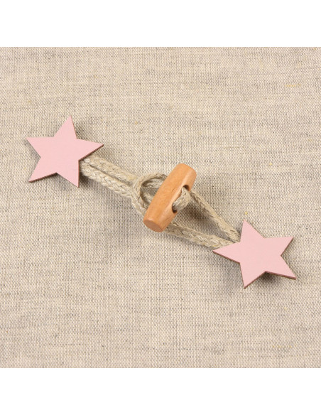 Estrella de Brandenburgo símil - Rosa