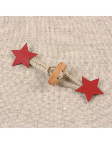 Estrella de Brandenburgo símil - Rojo