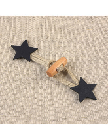 Estrella de Brandeburgo símil - Azul marino
