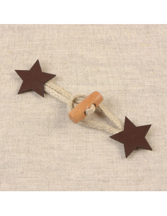 Estrella de Brandeburgo símil - Marrón