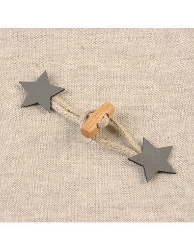 Estrella de Brandeburgo símil - Gris