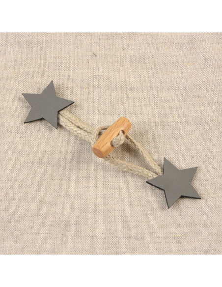 Estrella de Brandeburgo símil - Gris