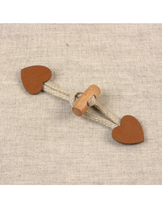 Corazón de Brandeburgo simil - Camel
