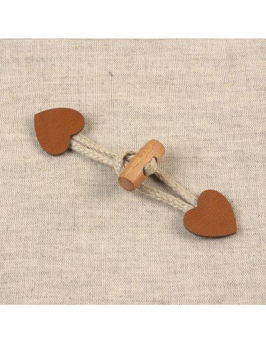 Corazón de Brandeburgo simil - Camel