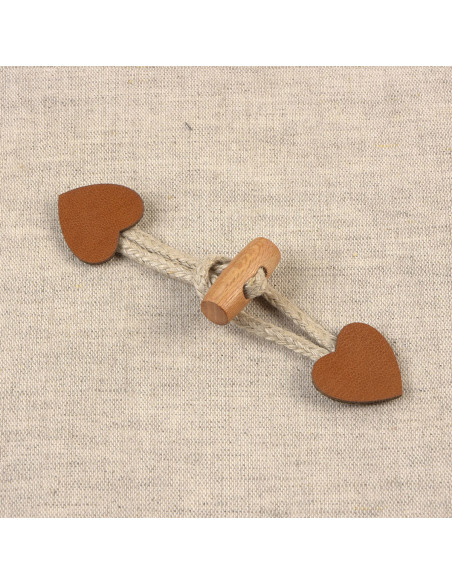 Corazón de Brandeburgo simil - Camel