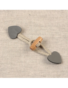 Corazón de Brandenburgo símil - Gris