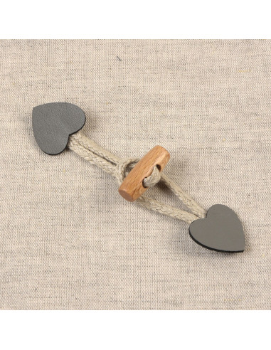 Corazón de Brandenburgo símil - Gris