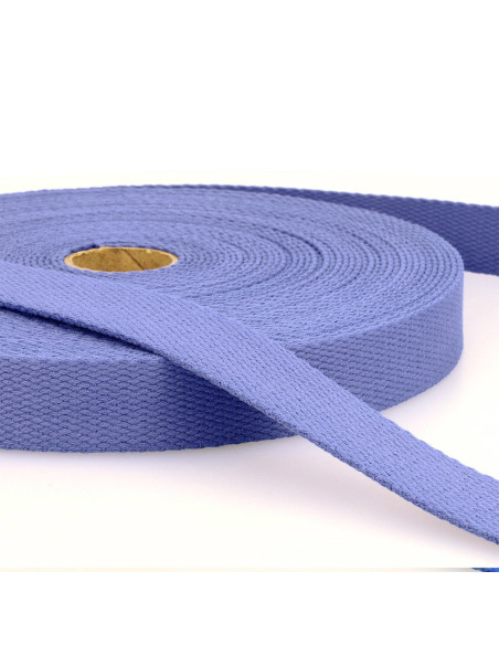 Correa de algodón para bolsas - Azul lavanda