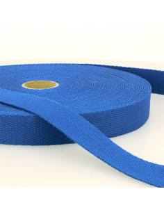 Correa de algodón para bolsas - Azul real