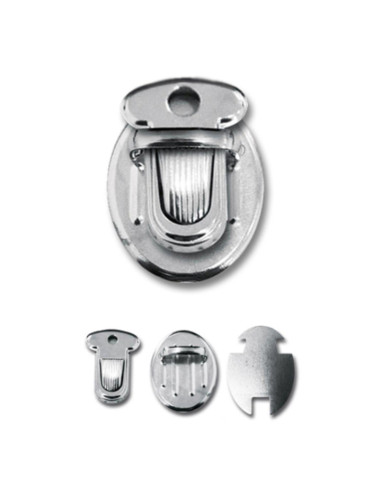 Cierre para mochila 33 x 25 mm - Plata
