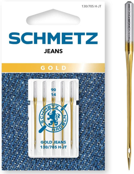 Agujas para jeans Gold Schmetz